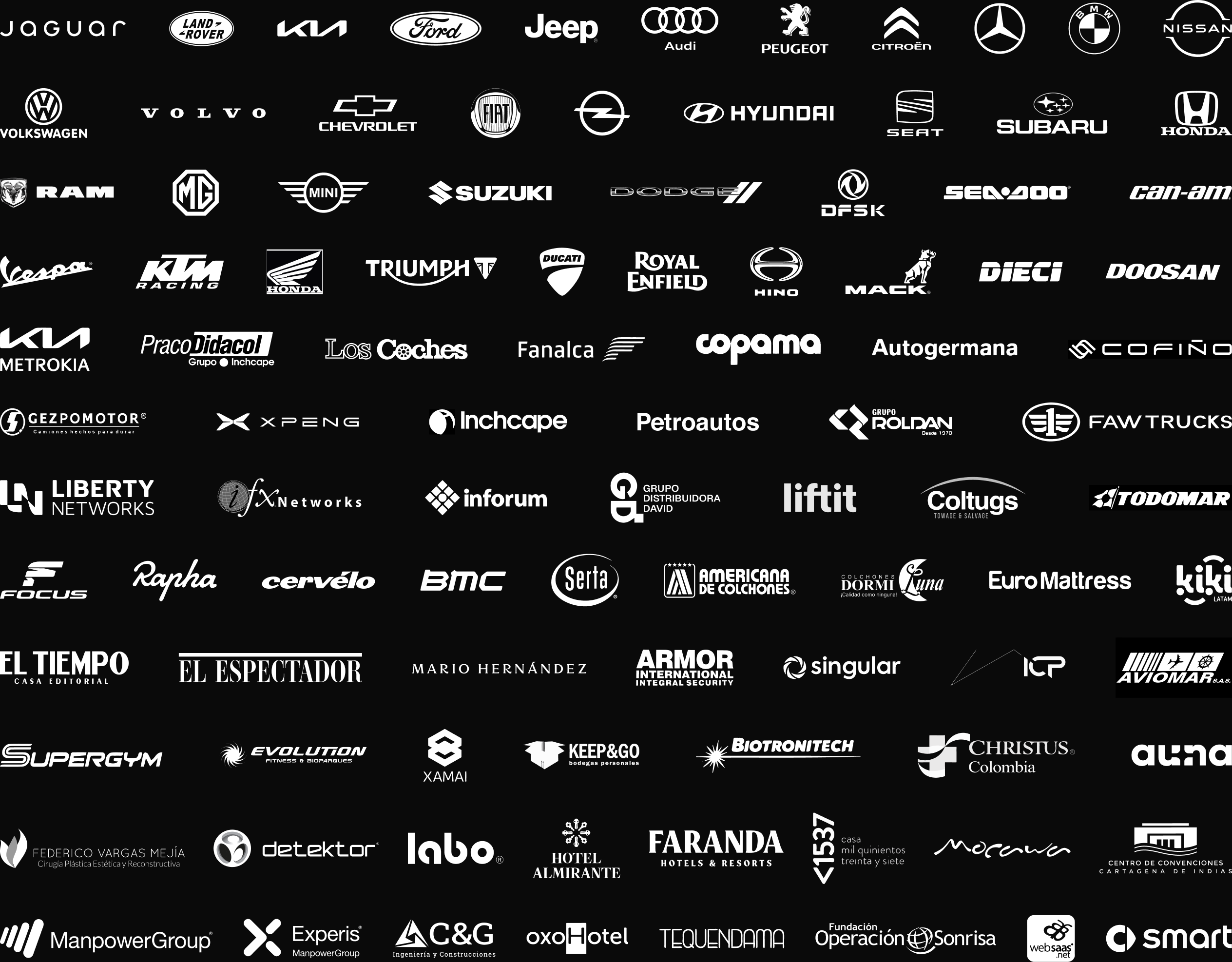Prolibu client logos